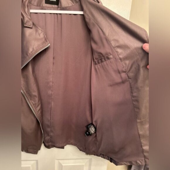 Rudsak Leather Trim Brown Coat - Picture 5 of 5